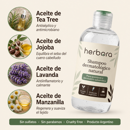 Herbora | Shampoo dermatológico natural
